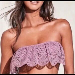 Victoria’s Secret | lilac lace flounce bandeau
